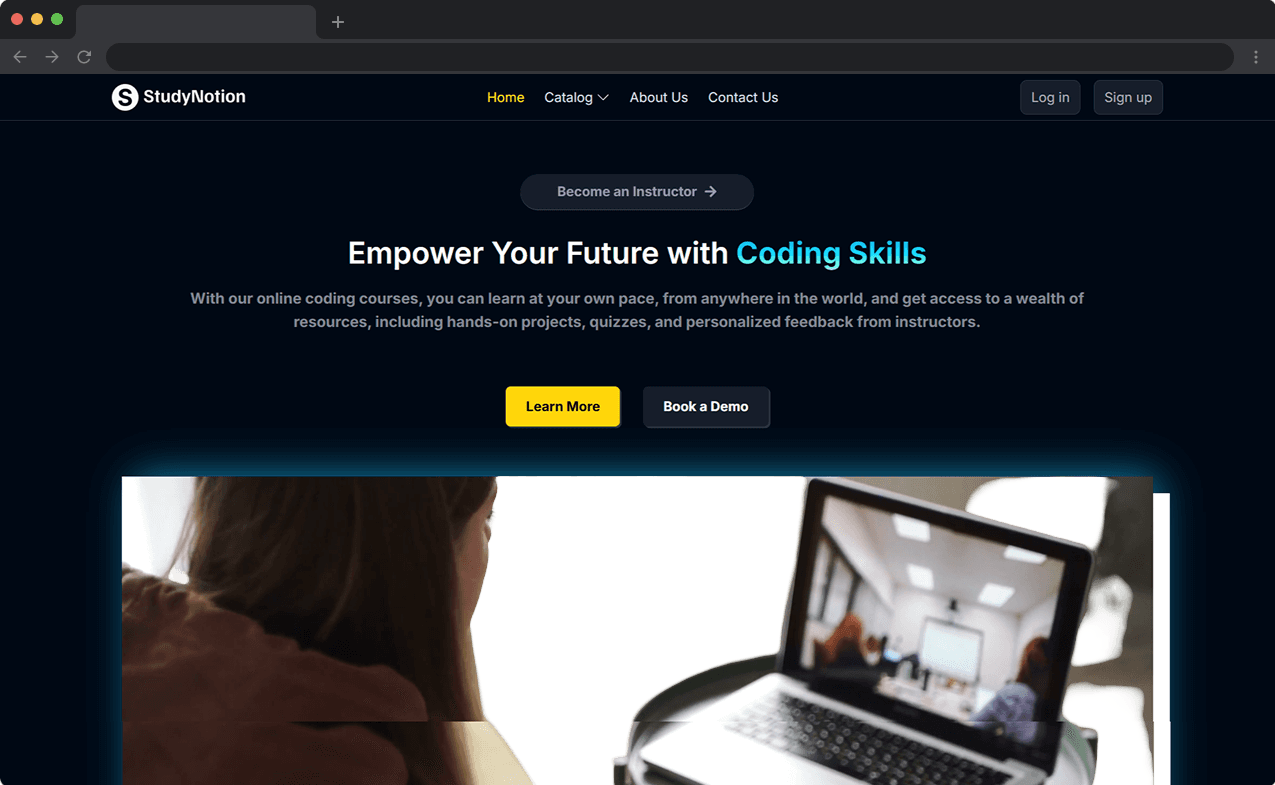 StudyNotion project thumbnail